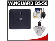 Vanguard Quick Shoe Release Plate QS 50 with Cleaning Accessory Kit for Alta Series Tripods PH 12 PH 22 Panheads