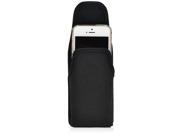 Turtleback iPhone SE 5 5s Black Vertical Nylon Pouch Holster Metal Clip Case