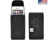 Turtleback iPhone 6 PLUS Leather Pouch Holster Black Clip Fits OtterBox Case