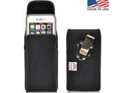Turtleback iPhone 6 PLUS Leather Pouch Holster Metal Clip Fit Otterbox Case