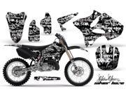 2002 2013 Yamaha YZ 125^^02 13 YZ 250 AMRRACING MX Graphics Decal Kit Silverhaze White Black