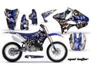 2002 2013 Yamaha YZ 125^^02 13 YZ 250 AMRRACING MX Graphics Decal Kit Madhatter Silver Blue