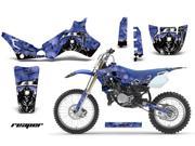 1993 2001 Yamaha YZ 80 AMRRACING ATV Graphics Decal Kit Reaper Blue