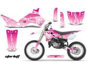 1993 2001 Yamaha YZ 80 AMRRACING ATV Graphics Decal Kit Starlett Pink