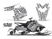 2011 2014 Polaris Rush RMK 11 AMRRACING Sled Graphics Decal Kit Urban Camo White