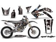 2005 2014 Honda CRF 450X AMRRACING MX Graphics Decal Kit Mad Hatter Blue Silver