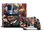 Sony PS4 PlayStation 4 Console Skin plus 2 Controller Skins Mad Hatter