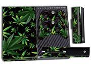 Microsoft Xbox ONE Console Skin plus 2 Controller Skins Weeds Black