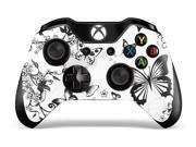 Microsoft Xbox ONE Controller Skin White Blossoms Butterflies