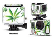 GoPro Hero 3 Camera Case Vinyl Skin Decal Weeds White