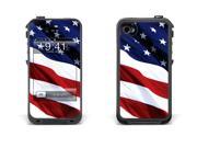 Skin for LifeProof Case for Apple iPhone 4 4s Stars and Stripes