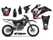 2007 2011 Yamaha WR 250F^^07 11 WR 450F AMRRACING MX Graphics Decal Kit Bone Collector Black