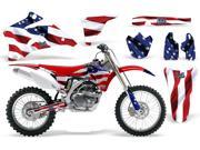 2006 2009 Yamaha YZ 250F^^06 09 YZ 450F AMRRACING MX Graphics Decal Kit Stars and Stripes Red White Blue