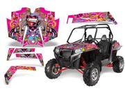 2011 2013 Polaris RZR XP 900 AMRRACING SXS Graphics Decal Kit Ed Hardy Love Kills Pink