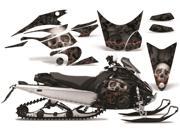 2008 2012 Yamaha Nytro AMRRACING Sled Graphics Decal Kit Bone Collector Black