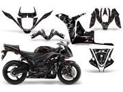 2007 2008 Honda CBR 600R AMRRACING Sport Bike Graphics Decal Kit Reaper Black