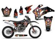 2007 2011 Yamaha WR 250F^^07 11 WR 450F AMRRACING MX Graphics Decal Kit Ed hardy Pirates Black