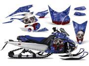 2008 2012 Yamaha Nytro AMRRACING Sled Graphics Decal Kit Bone Collector Blue