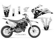 2011 2013 Yamaha TTR 110 AMRRACING MX Graphics Decal Kit Reaper White
