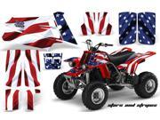 1987 2005 Yamaha Banshee YF 350 AMRRACING ATV Graphics Decal Kit Stars and Stripes