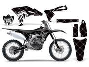 2010 2013 Yamaha YZ 250F AMRRACING MX Graphics Decal Kit Reloaded White Black