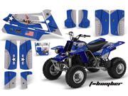 1987 2005 Yamaha Banshee YF 350 AMRRACING ATV Graphics Decal Kit T Bomber Blue