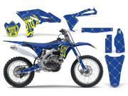 2010 2013 Yamaha YZ 250F AMRRACING MX Graphics Decal Kit Reloaded Yellow Blue