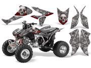 2004 2014 Honda TRX 450R AMRRACING ATV Graphics Decal Kit Bone Collector Silver