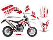 2007 2013 Yamaha WR 250R^^07 13 WR 250X AMRRACING MX Graphics Decal Kit Inline Red White