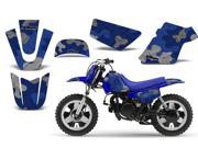 1990 2013 Yamaha PW 50 AMRRACING MX Graphics Decal Kit Camoplate Blue