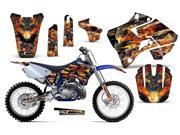 1996 2001 Yamaha YZ 125^^96 01 YZ 250 AMRRACING MX Graphics Decal Kit Firestorm Black