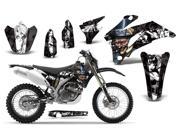 2007 2011 Yamaha WR 250F^^07 11 WR 450F AMRRACING MX Graphics Decal Kit Mad Hatter White Black