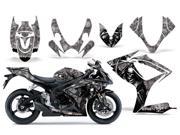 2006 2007 Suzuki GSXR 600^^06 07 GSXR 750 AMRRACING Sport Bike Graphics Decal Kit Reaper Silver