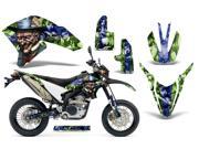 2007 2013 Yamaha WR 250R^^07 13 WR 250X AMRRACING MX Graphics Decal Kit Mad Hatter Blue Green
