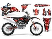 2006 2009 Yamaha YZ 250F^^06 09 YZ 450F AMRRACING MX Graphics Decal Kit Madhatter Silver Red