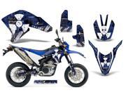 2007 2013 Yamaha WR 250R^^07 13 WR 250X AMRRACING MX Graphics Decal Kit Meltdown White Blue
