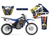 2000 2007 Yamaha TTR 125 AMRRACING MX Graphics Decal Kit Motorhead Blue