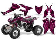 2004 2014 Honda TRX 450R AMRRACING ATV Graphics Decal Kit Huntington Ink Skulls Hammers Pink