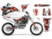 2006 2009 Yamaha YZ 250F^^06 09 YZ 450F AMRRACING MX Graphics Decal Kit Madhatter White Red