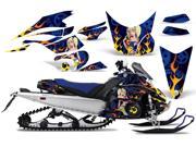 2008 2012 Yamaha Nytro AMRRACING Sled Graphics Decal Kit Motorhead Mandy Blue