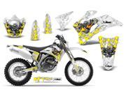 2007 2011 Yamaha WR 250F^^07 11 WR 450F AMRRACING MX Graphics Decal Kit Motorhead White