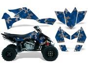 2006 2009 Suzuki LTR 450 AMRRACING ATV Graphics Decal Kit Camo Plate Blue