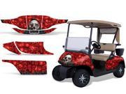 1996 2010 EZGO Golf Cart AMRRACING Cart Graphics Decal Kit Bone Collector Red