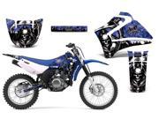 2000 2007 Yamaha TTR 125 AMRRACING MX Graphics Decal Kit Reaper Blue