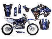 1996 2001 Yamaha YZ 125^^96 01 YZ 250 AMRRACING MX Graphics Decal Kit Madhatter Black Blue