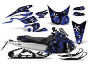 2008 2012 Yamaha Nytro AMRRACING Sled Graphics Decal Kit Northstar Blue