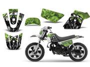1990 2013 Yamaha PW 50 AMRRACING MX Graphics Decal Kit Reaper Green