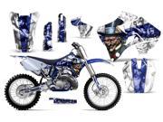 1996 2001 Yamaha YZ 125^^96 01 YZ 250 AMRRACING MX Graphics Decal Kit Madhatter Blue White