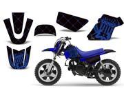 1990 2013 Yamaha PW 50 AMRRACING MX Graphics Decal Kit Reloaded Blue Black