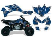 2006 2009 Suzuki LTR 450 AMRRACING ATV Graphics Decal Kit Dog Fighter Blue